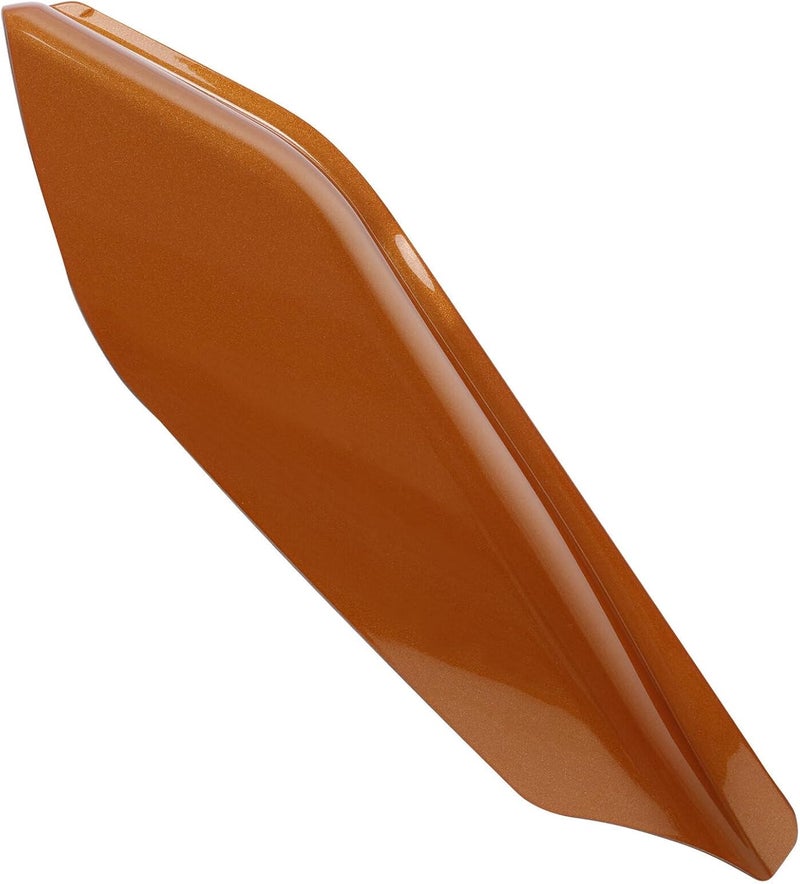 HR3 Amber Whiskey Mid Frame Air Deflectors Heat Shield Compatible with 2014 Street Glide FLHX 2016 Road Glide FLTRX Fit for 2009-later Road Glide Street Glide Electra Glide Ultra Limited - Image 3